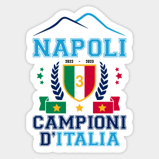 Napoli Champion of Italia 2023 Sticker